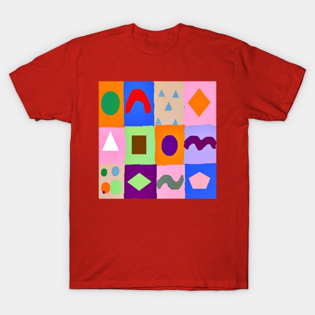 Kaleidoscope Pattern T-Shirt by 2triadstore